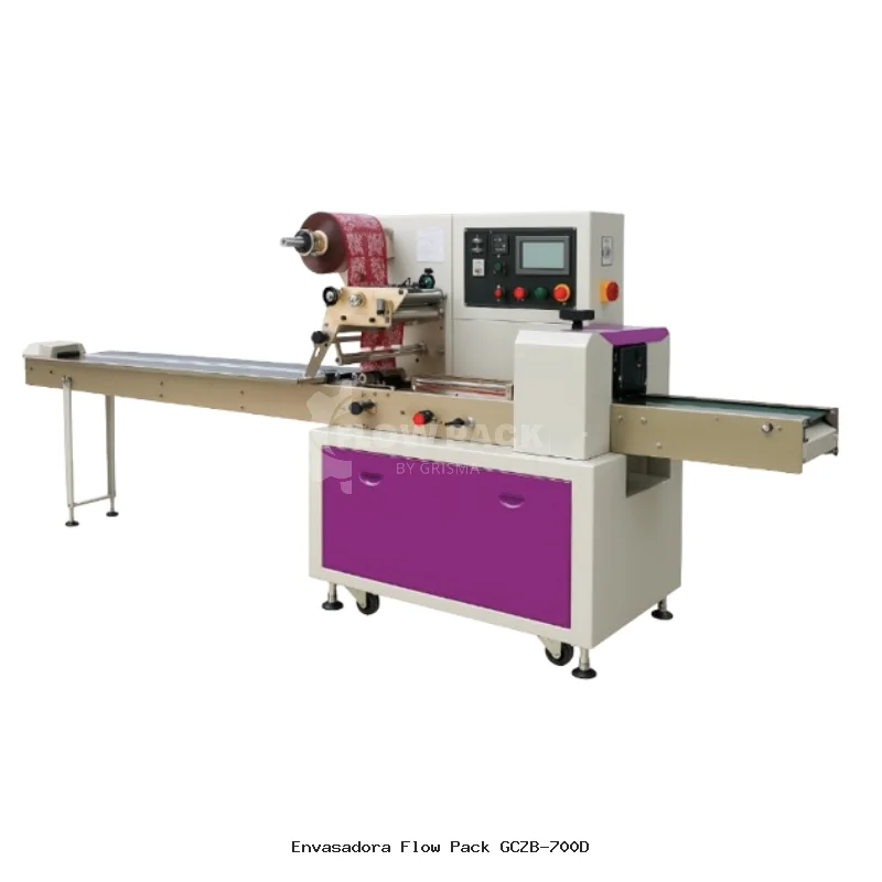 Envasadora Flow Pack GCZB-700D